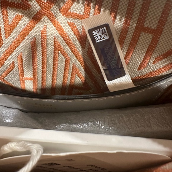 CHLOE Mini Daria Leather Chain Crossbody Shoulder Bag Stromy Gray NWT - Picture 12 of 16